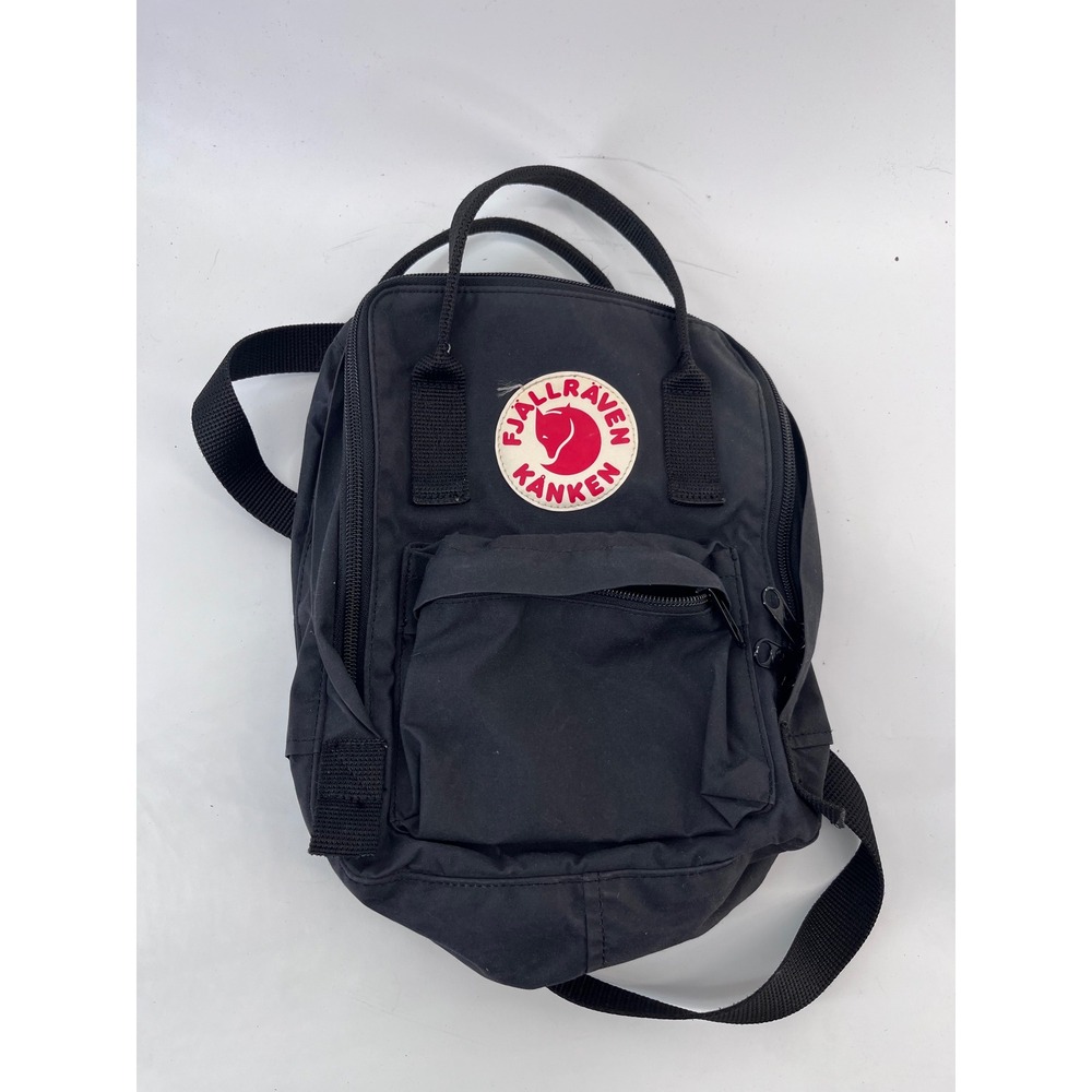 Fjallraven Kanken Mini Backpack Black Classic Swedish Design Daypack